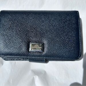 SOLD Dolce Gabbana Black Leather Wallet